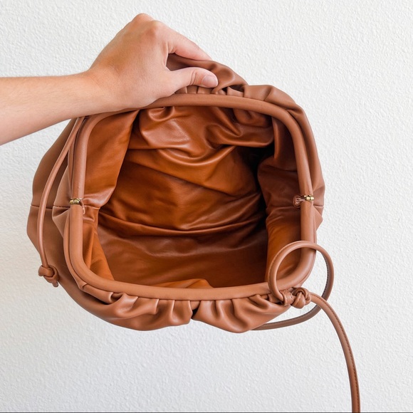 Leather Pouch Clutch - Picture 2 of 3